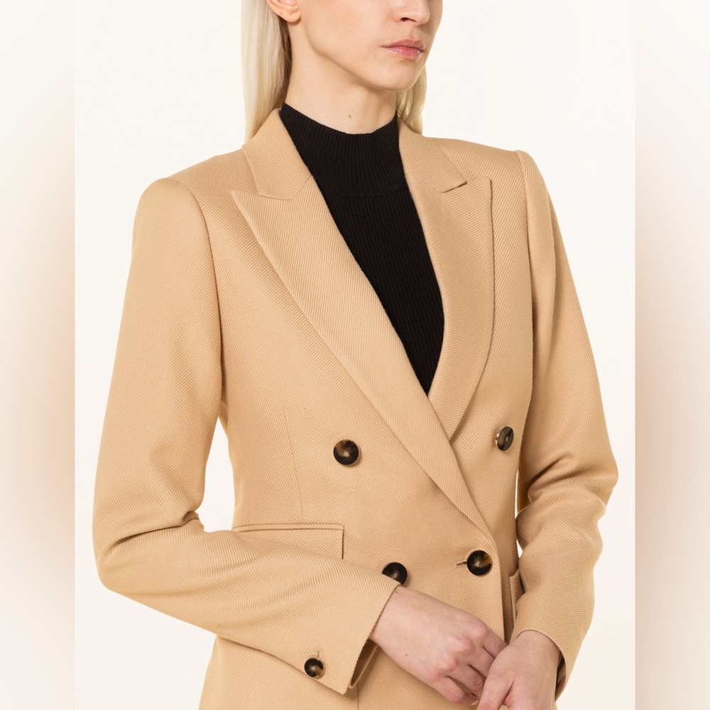 Reiss Double-Breasted Wool Blend Blazer